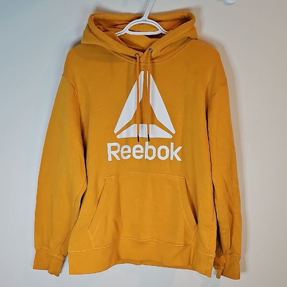Reebok Medium Yellow Hoodie - Picture 1 of 8